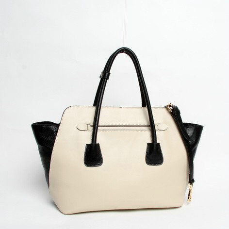 2014 Prada Original Soft Calfskin Tote Bag BN2673 offwhite